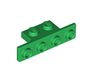 LEGO Groen Beugel 1 x 2 - 1 x 4 met afgeronde hoeken (2436 / 10201)
