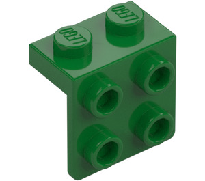 LEGO Verde Soporte 1 x 2 con 2 x 2 (21712 / 44728)