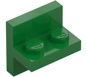 LEGO Green Bracket 1 x 2 with Vertical Tile 2 x 2 (41682)