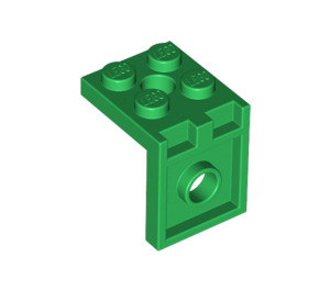 LEGO Grün Halterung 2 x 2 - 2 x 2 Oben (3956 / 35262)