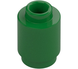 LEGO Green Brick 1 x 1 Round with Open Stud (3062 / 35390)