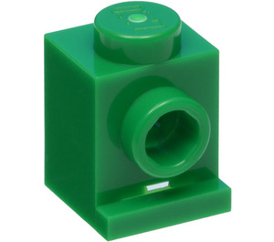 LEGO Grün Backstein 1 x 1 mit Scheinwerfer (4070 / 30069)