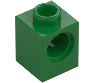 LEGO Green Brick 1 x 1 with Hole (6541)