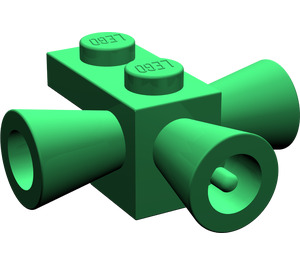 LEGO Vert Brique 1 x 1 avec Positioning Rockets (3963)