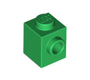LEGO Vert Brique 1 x 1 avec Stud sur Une Côté (87087)