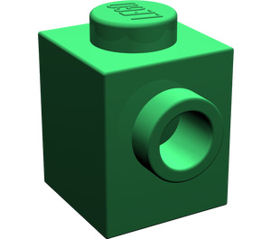 LEGO Vert Brique 1 x 1 avec Goujons sur Deux Côtés opposés (47905)