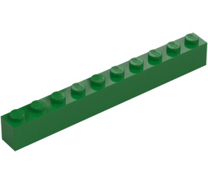 LEGO Zelená Kostka 1 x 10 (6111)