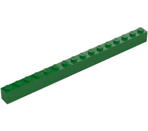 LEGO Verde Mattoncino 1 x 16 (2465)