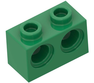 LEGO Groen Steen 1 x 2 met 2 Gaten (32000)