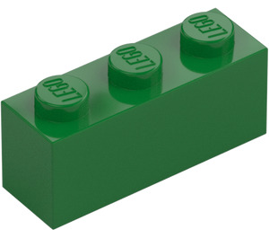 LEGO Vert Brique 1 x 3 (3622 / 45505)