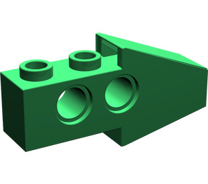 LEGO Green Brick 1 x 4 Wing (2743)