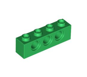 LEGO Groen Steen 1 x 4 met Gaten (3701)