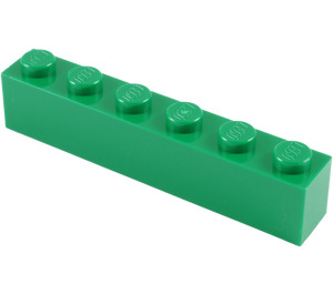 LEGO Grün Backstein 1 x 6 (3009)