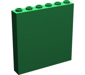 LEGO Vert Brique 1 x 6 x 5 (3754 / 44590)
