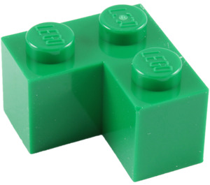 LEGO Groen Steen 2 x 2 Hoek (2357)