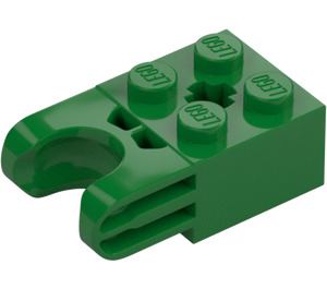 LEGO Green Brick 2 x 2 with Ball Joint Socket (67696)