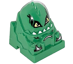 LEGO Vert Brique 2 x 2 avec Scratch Racers Figure (30598)