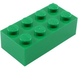 LEGO Groen Steen 2 x 4 (3001 / 72841)