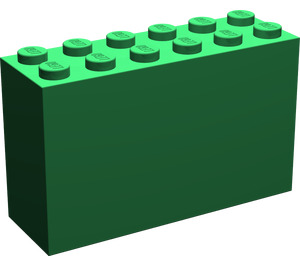 LEGO Green Brick 2 x 6 x 3 (6213)