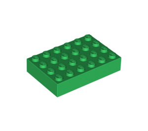 LEGO Green Brick 4 x 6 (2356 / 44042)