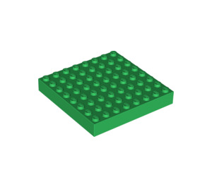 LEGO Grün Backstein 8 x 8 (4201 / 43802)