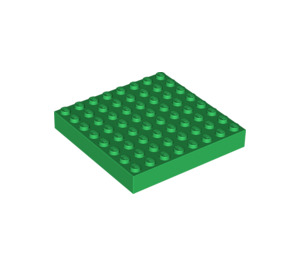 LEGO Green Brick 8 x 8 (4201 / 43802)