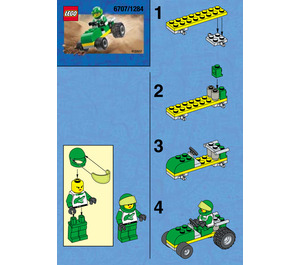 LEGO Green Buggy Set 1284 Instructions