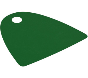 LEGO Green Cape with 1 Hole (37046)