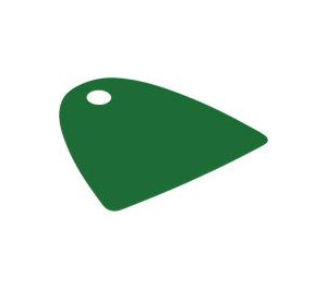 LEGO Green Cape with 1 Hole (37046)