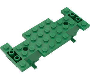 LEGO Groen Auto Basis 4 x 10 x 1 2/3 (30235)