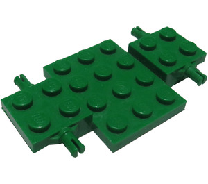 LEGO Green Car Base 7 x 4 x 0.7 (2441 / 68556)