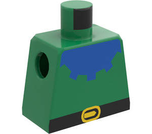 LEGO Verde Castillo Torso sin brazos (973)