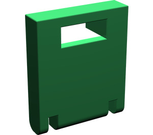 LEGO Grün Container Box 2 x 2 x 2 Tür mit Slot (4346 / 30059)
