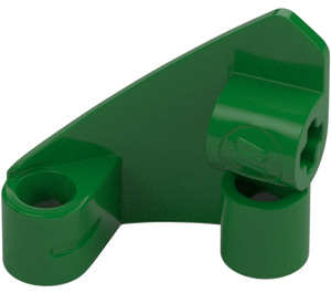 LEGO Green Curved Panel 10 Right (2403)