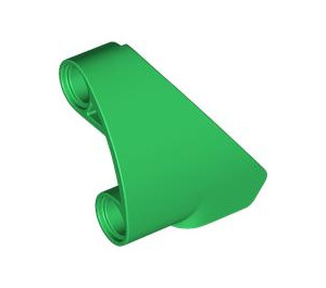 LEGO Green Curved Panel 3 x 3 x 2 Left  (2395)