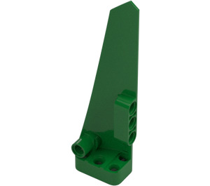 LEGO Verde Curvo Panel 6 Derecha (64393)