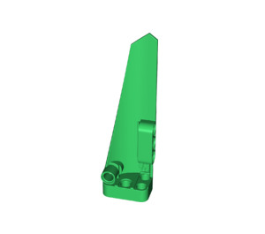 LEGO Green Curved Panel 6 Right (64393)