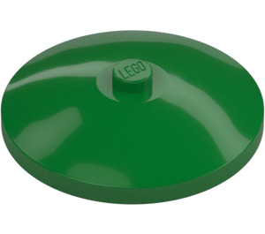 LEGO Verde Dish 4 x 4 (Perno Solido) (3960 / 30065)