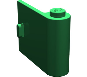 LEGO Green Door 1 x 3 x 2 Right with Solid Hinge (3188)