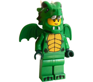 LEGO Grün Drachen Kostüm Mädchen Minifigur