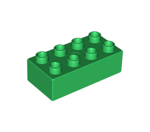 LEGO Grün Duplo Backstein 2 x 4 (3011 / 31459)