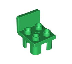 LEGO Vert Duplo Chair 2 x 2 x 2 avec Goujons (6478 / 34277)
