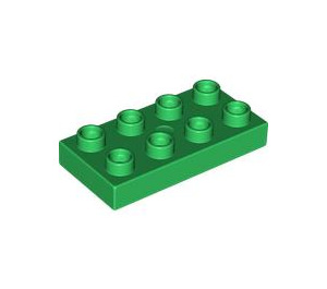 LEGO Vert Duplo assiette 2 x 4 (4538 / 40666)