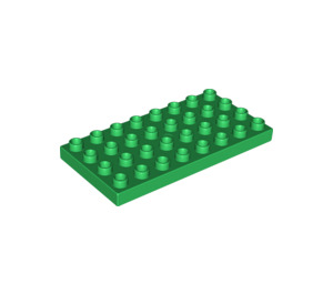 LEGO Grün Duplo Platte 4 x 8 (4672 / 10199)