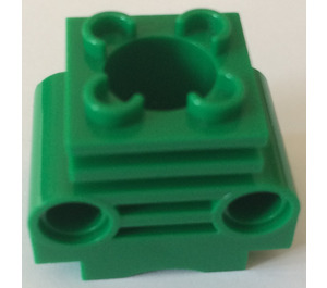 LEGO Vert Moteur Cylindre sans Rainures sur le Côté (2850)