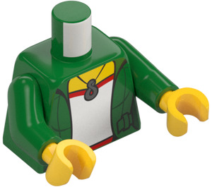 LEGO Green Fei Minifig Torso with Shirt without Wrinkle (973 / 76382)