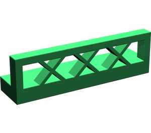 LEGO Green Fence 1 x 4 x 1 Lattice (3633)