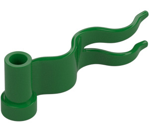 LEGO Verde Bandiera 1 x 4 Streamer con onda destra (4495)