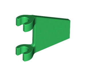 LEGO Vert Drapeau 2 x 2 Angled sans bord évasé (44676)