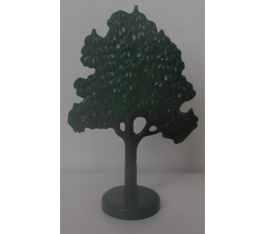 LEGO Green Flat Elm Tree with solid base